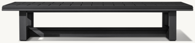 Costa Aluminum Rectangular Coffee Table