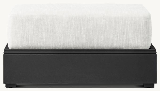 Costa Aluminum Ottoman