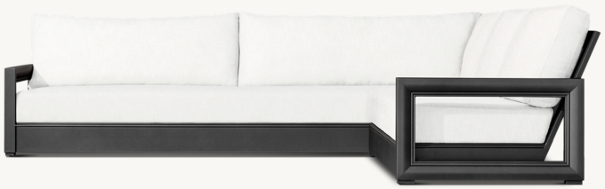 Costa Aluminum Right-Arm L-Sectional