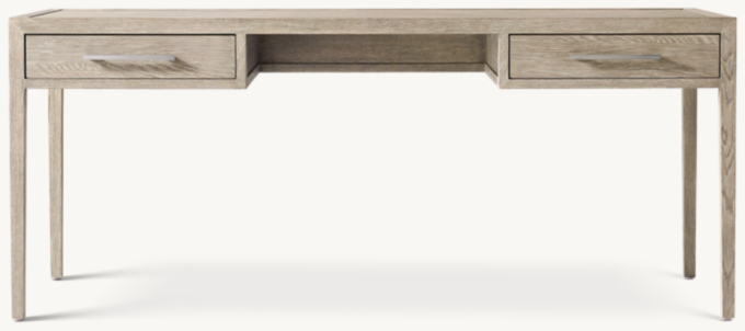 Shown in Whitewashed Oak/Brushed Light Pewter.