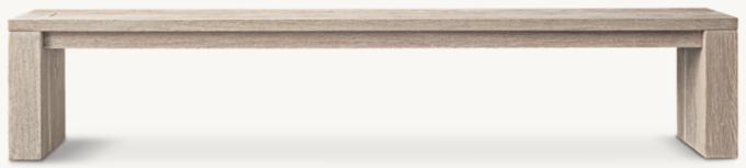 Reclaimed Oak Parsons Dining Bench