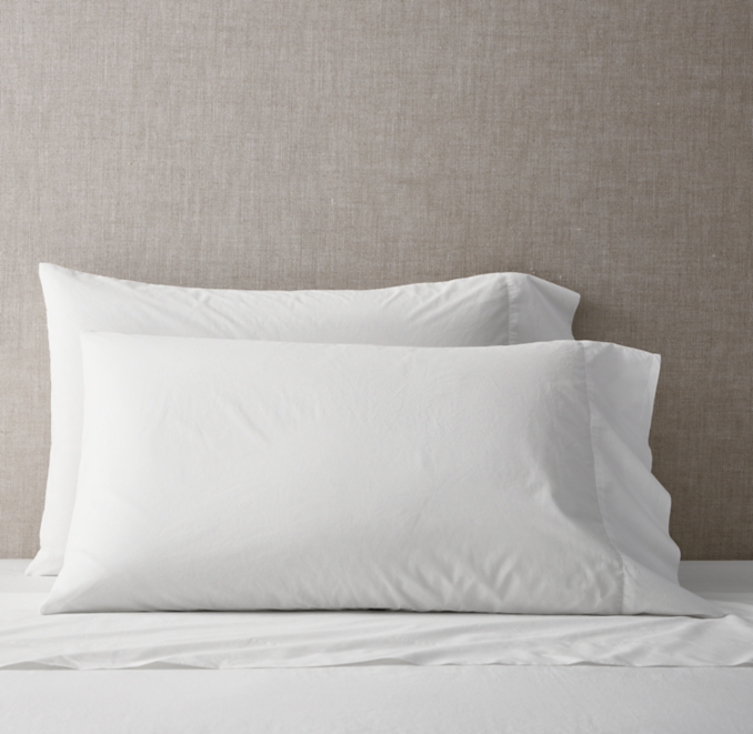 Italian UltraSoft Percale Pillowcases (Set of 2)