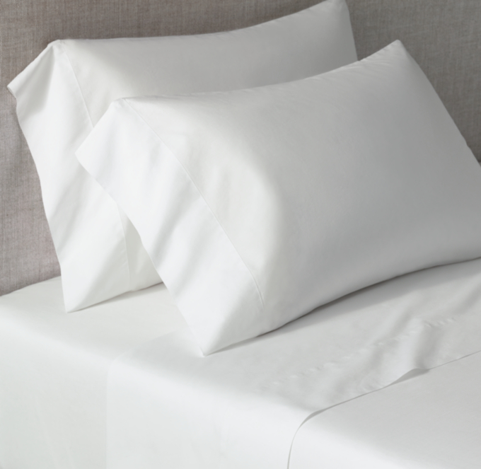 Italian Ultra-Soft 464-Thread-Count Percale Sheet Set