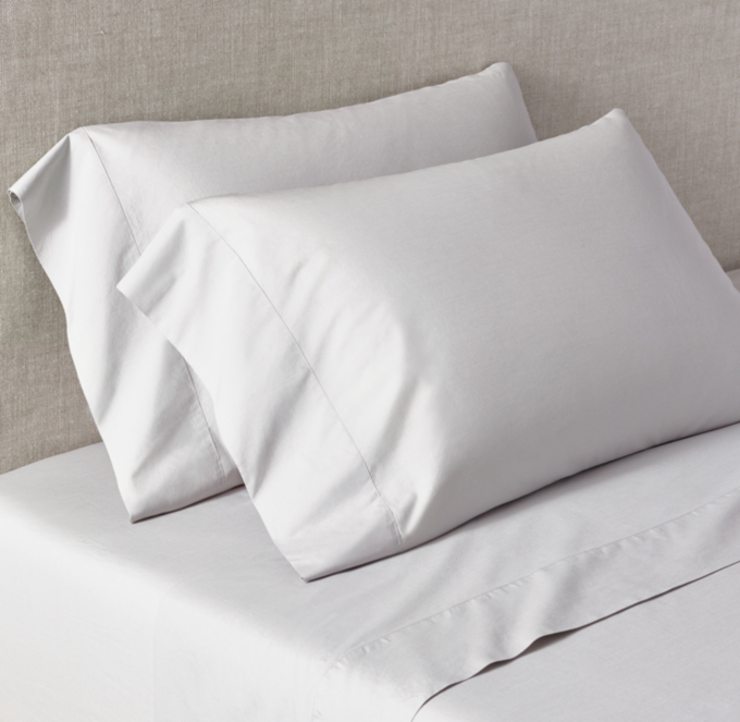 Italian Ultra-Soft 464-Thread-Count Percale Sheet Set