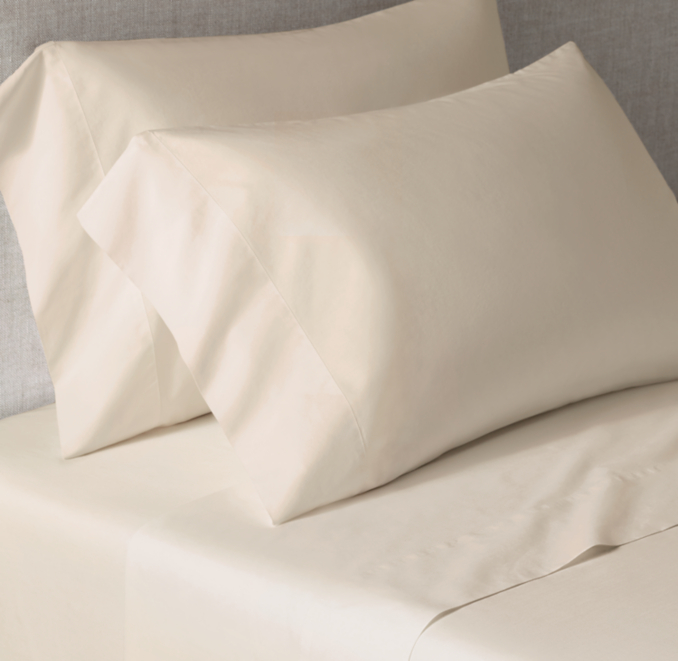 Italian Ultra-Soft 464-Thread-Count Percale Sheet Set