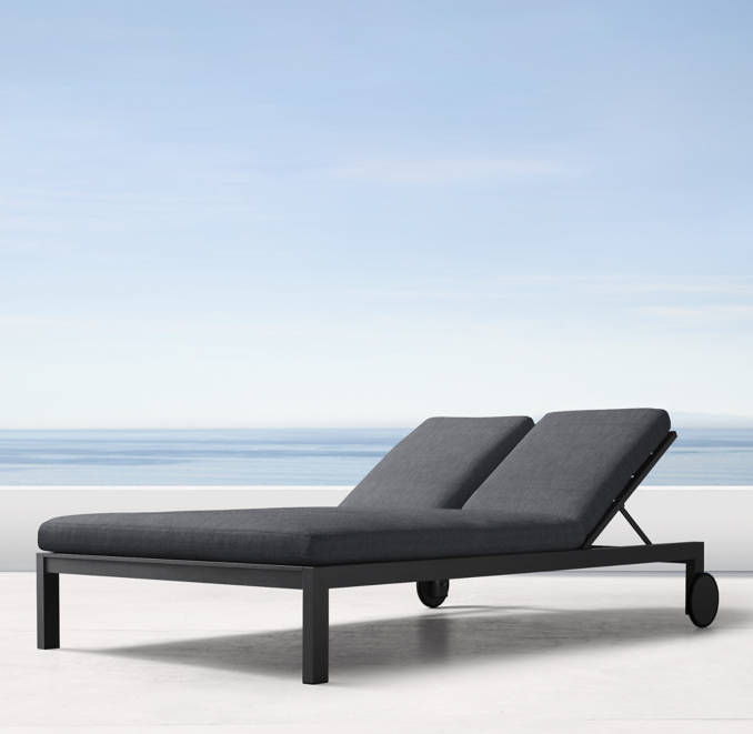 Aegean Aluminum Double Chaise