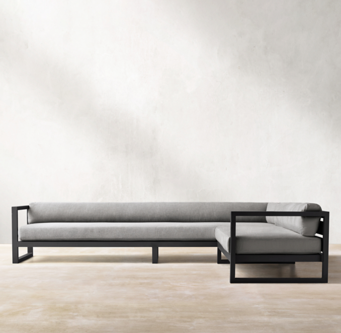 Aegean Aluminum Classic RightArm LSectional