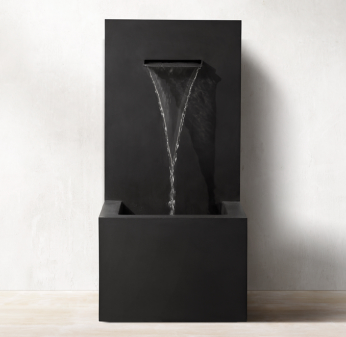 Modernist Wall Fountain 1Spout