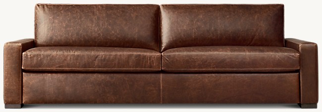 Maxwell Premium Leather Sleeper Sofa, Leather Fold Out Couch Bed