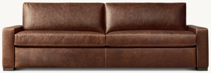 Restoration hardware maxwell leather chair sale