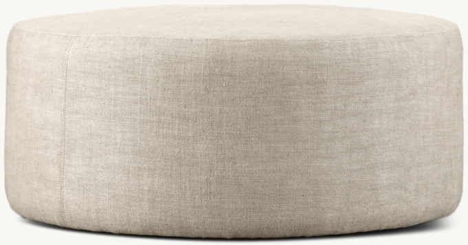 Large Cooper Round Ottoman RH