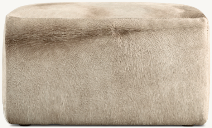 Cooper Hair-On-Hide Rectangular Stool