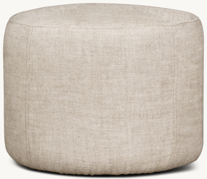 Small Cooper Round Ottoman