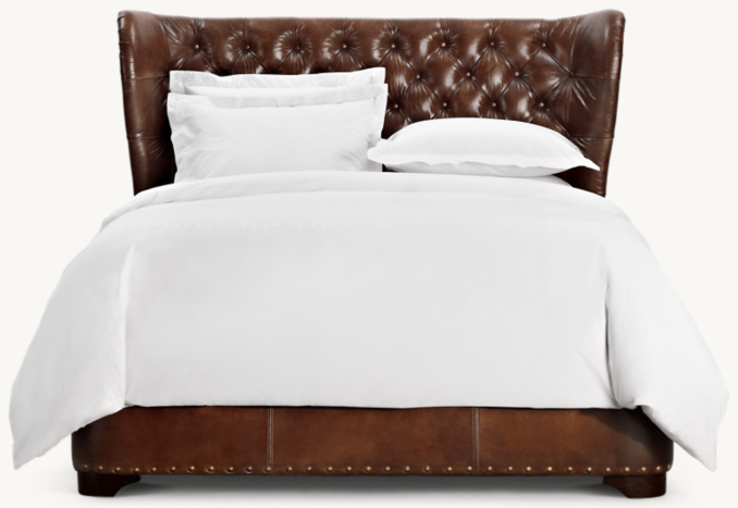 Churchill Leather Bed 