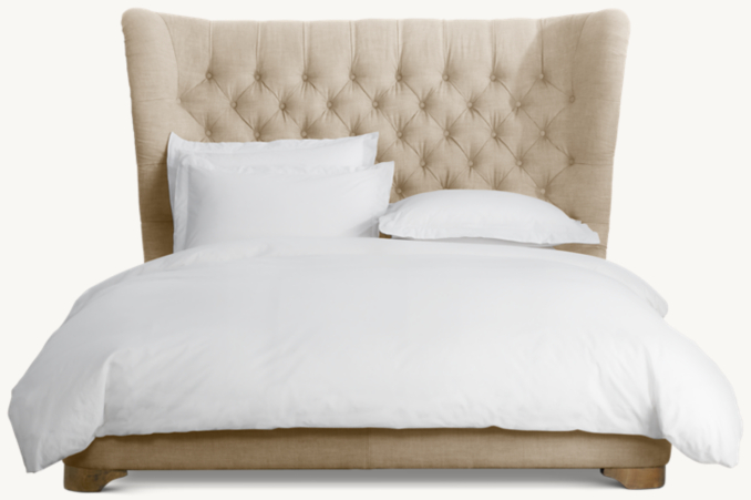 Churchill Fabric Sleigh Bed 