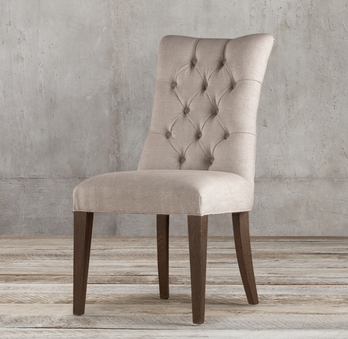 Martine Tufted Fabric Side Chair