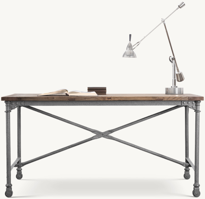 Front view of Flatiron Desk 
