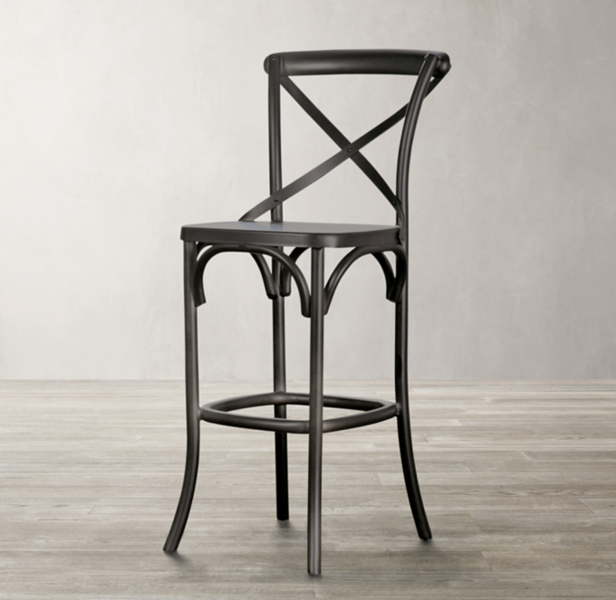 Metal Madeleine Stool