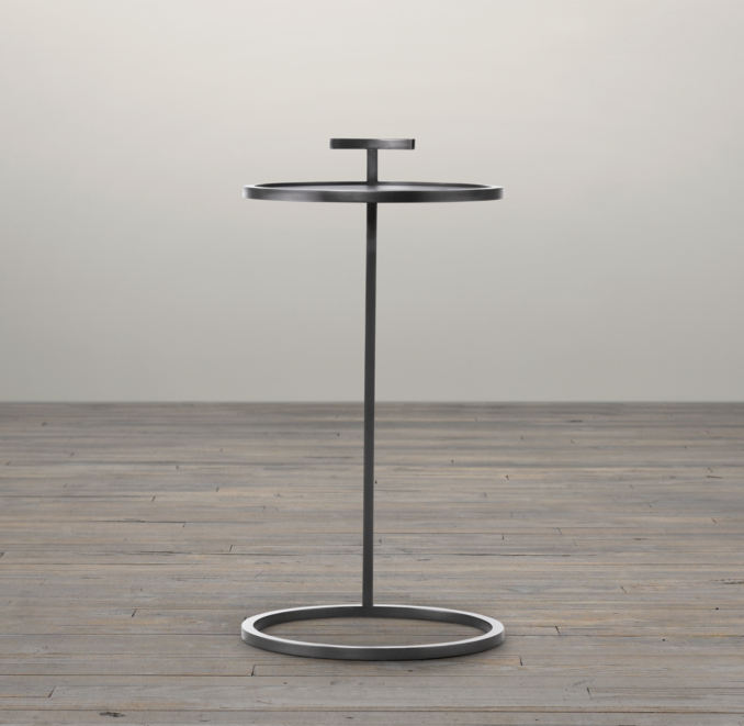 14" Martini Side Table Bronze (Set of 2)