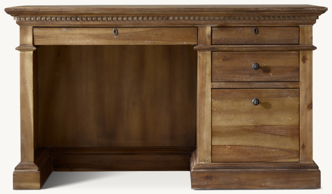 St. James 4-Drawer Desk