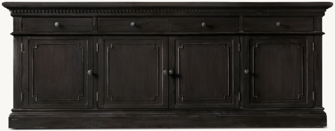 Front view of St. James 84" Sideboard  