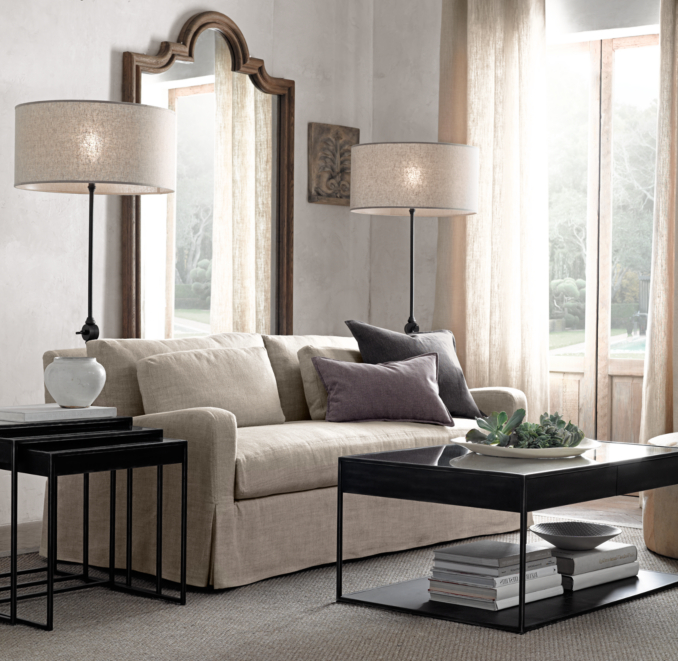 Gramercy Mirrored Nesting Side Tables