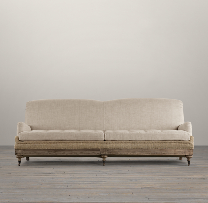Deconstructed English Roll Arm Sofa | RH
