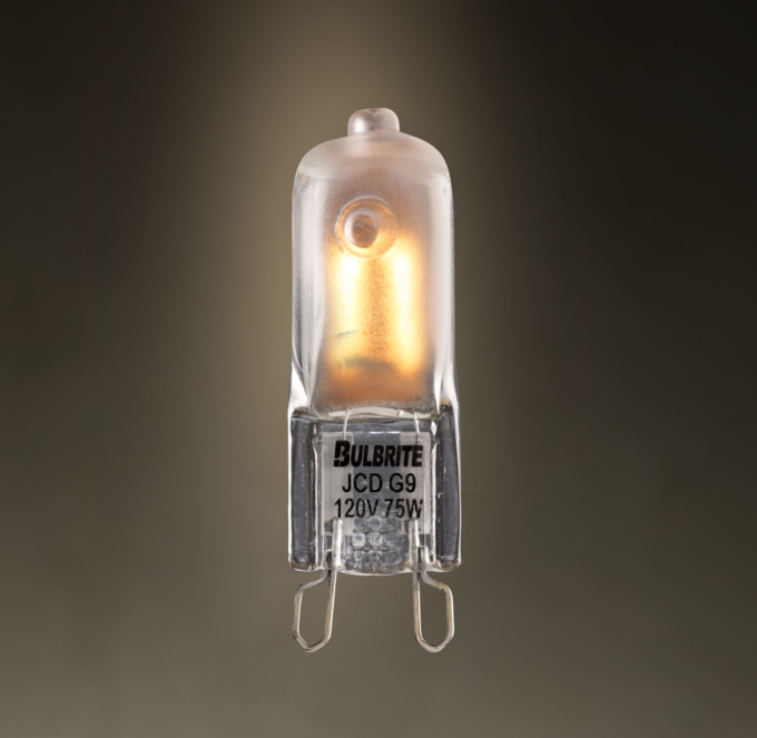 Halogen G9 Frost Bulb 75W