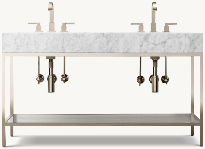 Hudson Metal Double Washstand