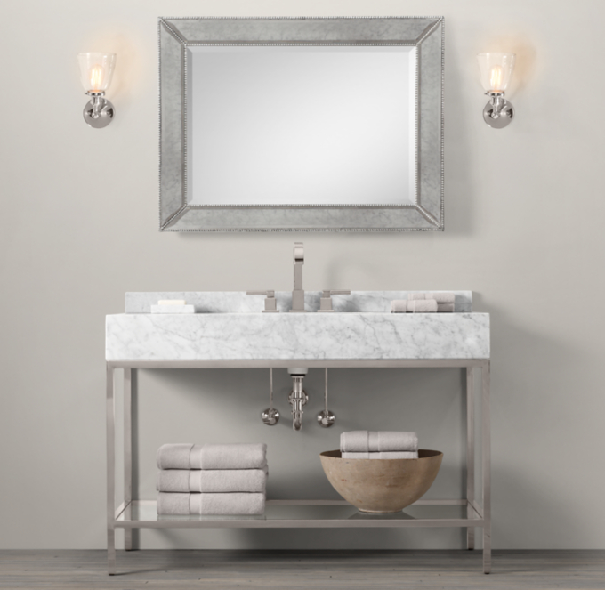 Hudson Metal Single Extra Wide Washstand