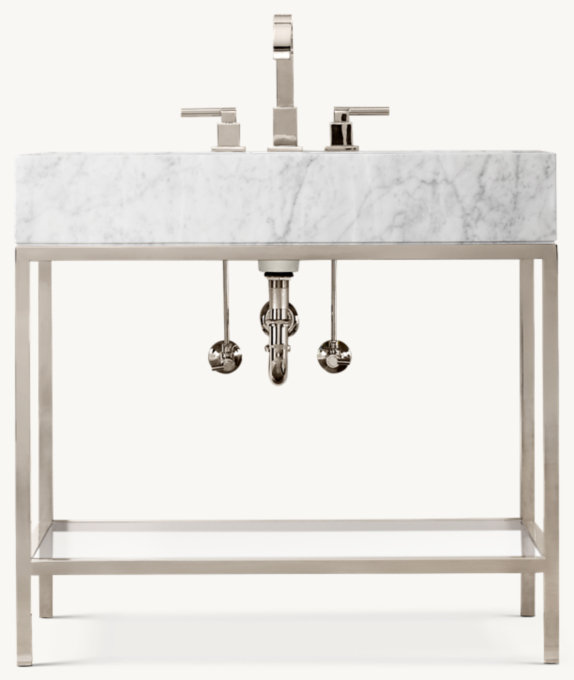 Hudson Metal Single Washstand