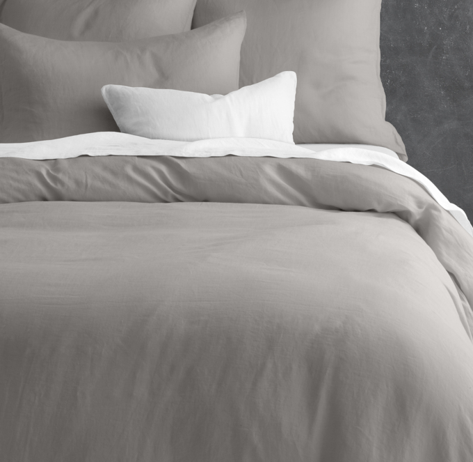 Garment Dyed Linen Duvet Cover