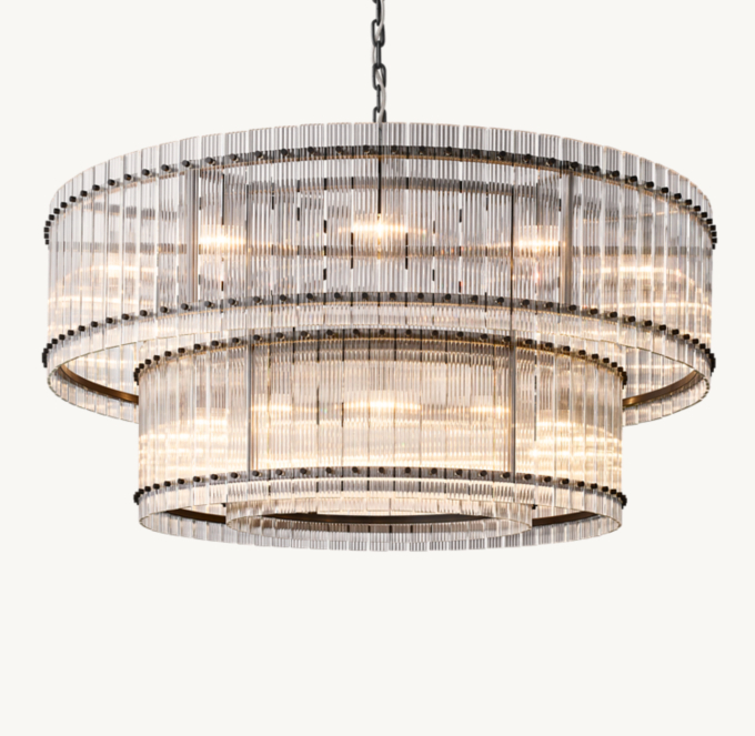 San Marco Two-Tier Round Chandelier 60\"