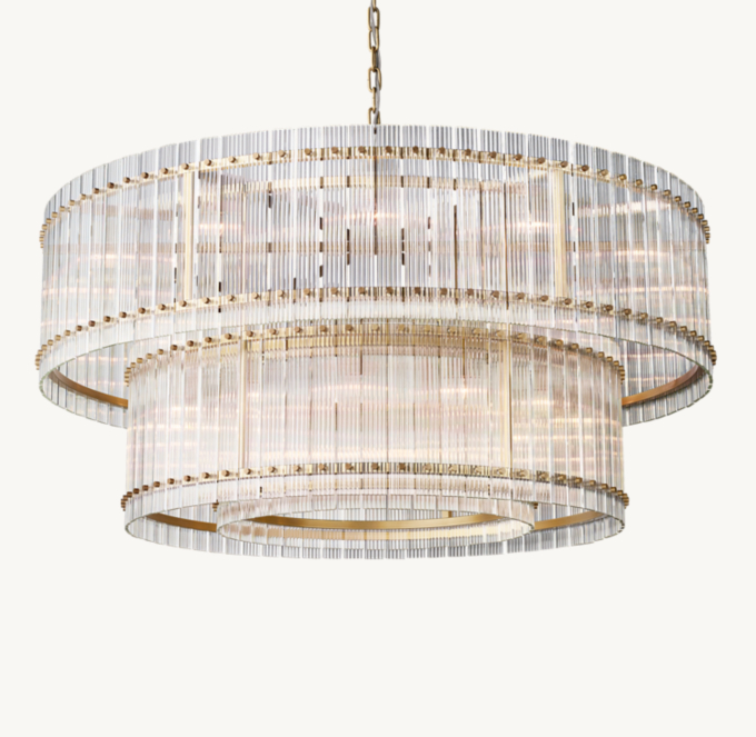 San Marco Two-Tier Round Chandelier 60\"