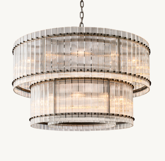San Marco Two-Tier Round Chandelier 48\"