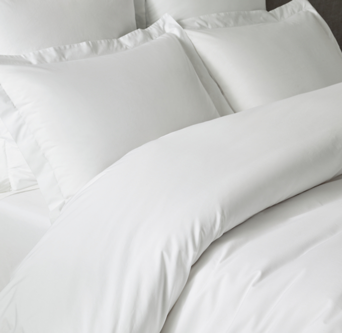 Italian Ultra-Soft 464-Thread-Count Percale Duvet Cover