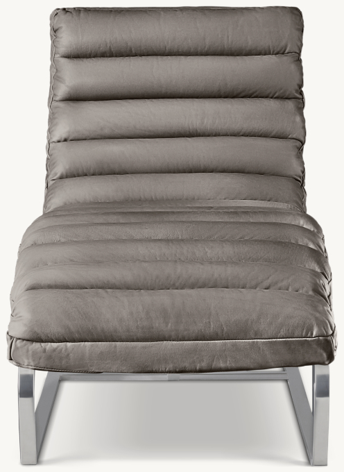 Restoration hardware leather online chaise