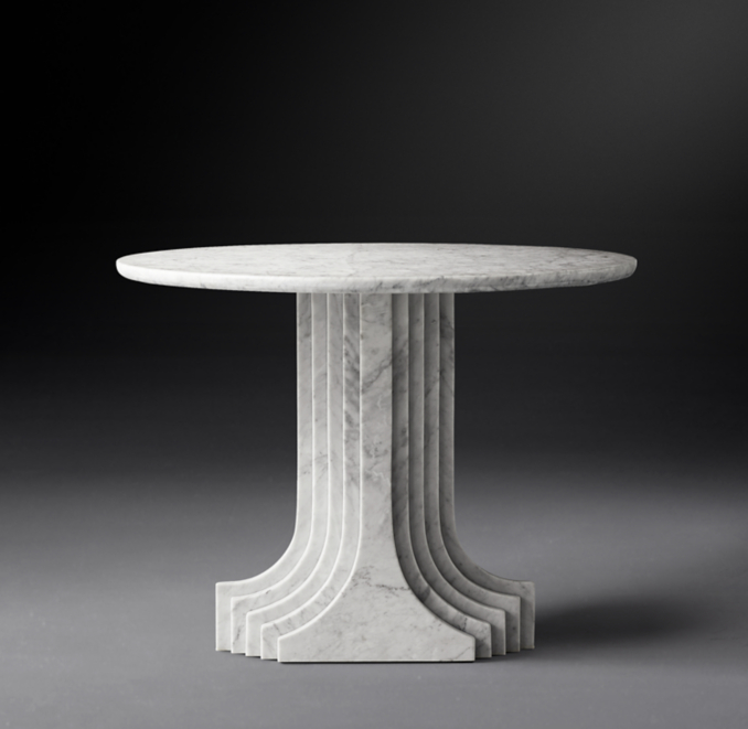 Front view of Strada Entry Table  
