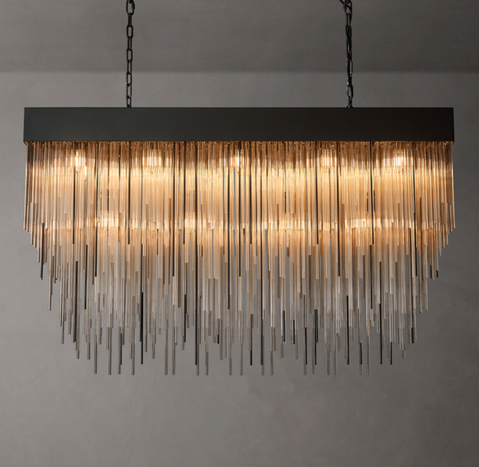 Cascada Rectangular Chandelier 54