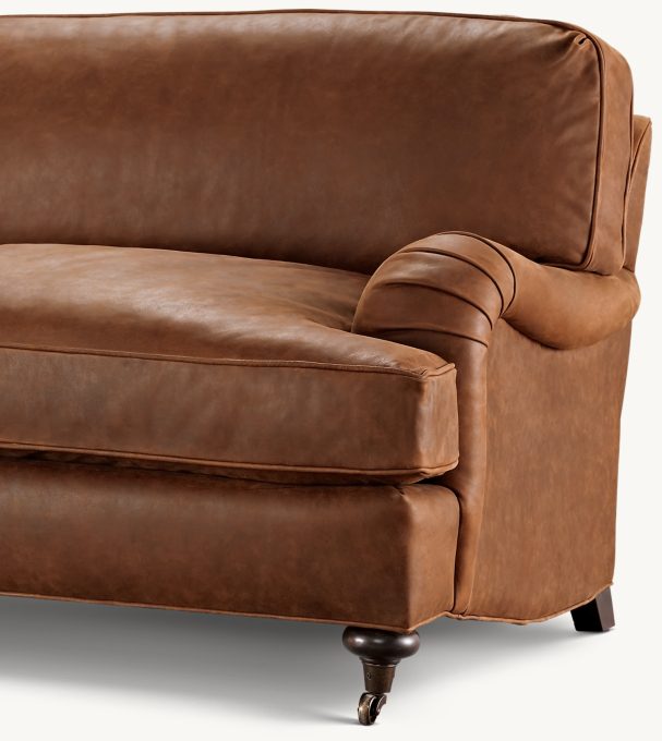 Restoration hardware english roll arm chair sale