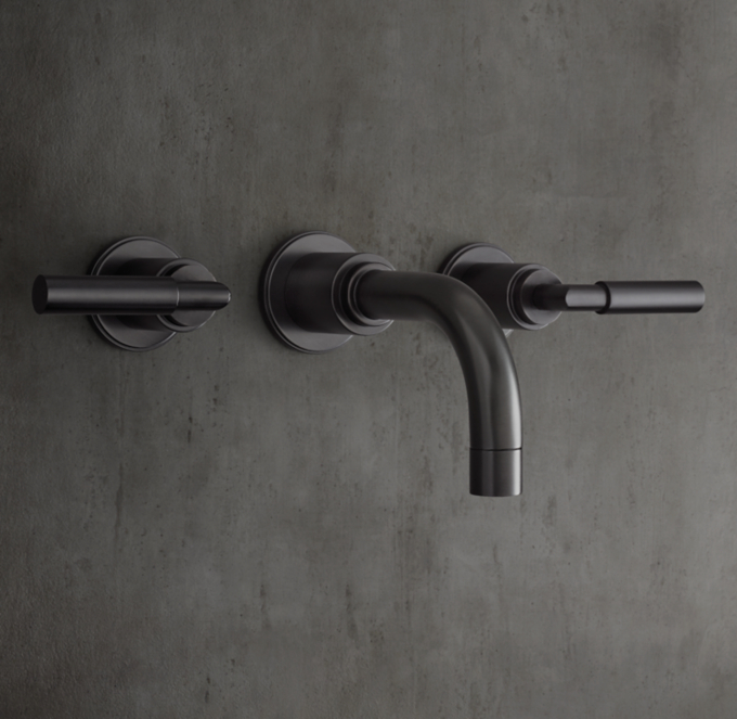 Lambeth Smooth Lever-Handle Wall-Mount Tub Fill