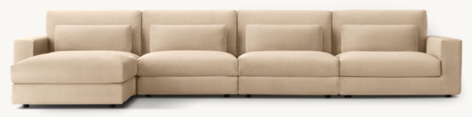 Lugano Modular 5-Piece Chaise Sectional