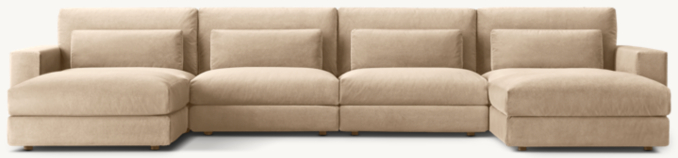 Lugano Modular 6-Piece U-Chaise Sectional