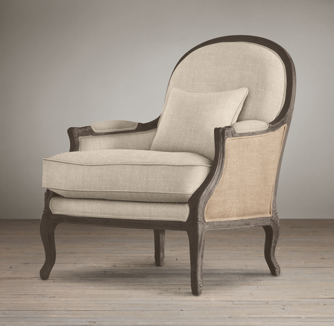 Lyon Chair with Burlap