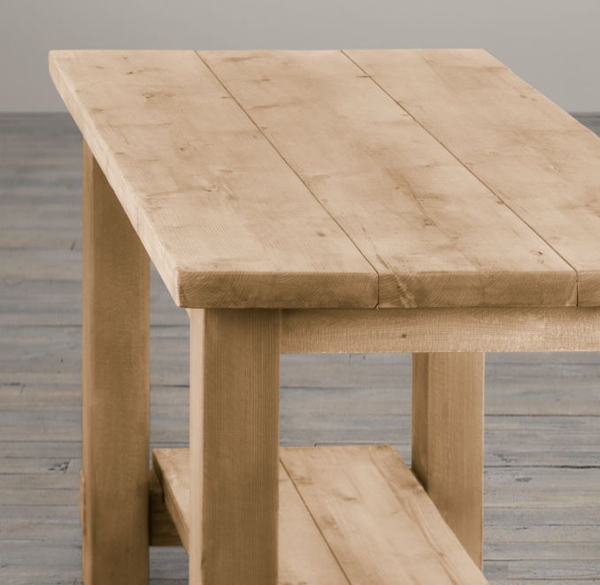 Salvaged Wood Small Kitchen Island