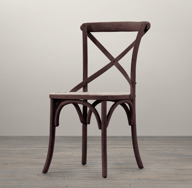 Madeleine Side Chair Stained Wood