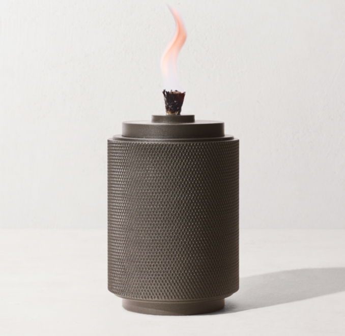 Lambeth Knurled Tabletop Torch | RH