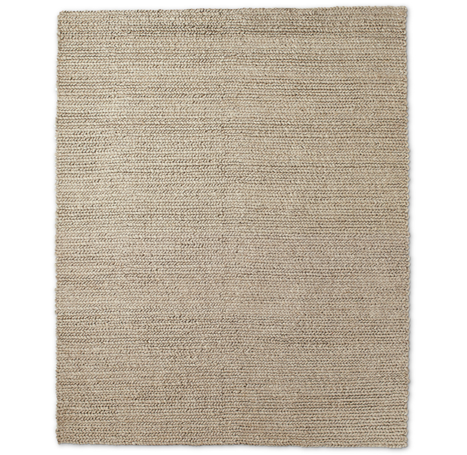 Chunky Braided Wool Rug