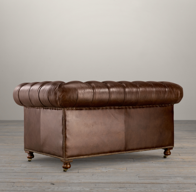 60" Kensington Leather Sofa