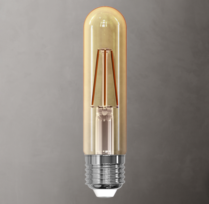 T9 Tube Amber Filament LED Bulb